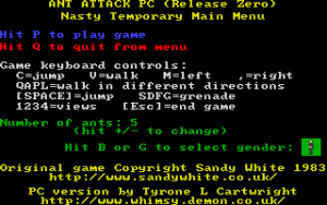 Ant Attack PC