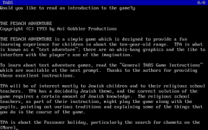 The Pesach Adventure