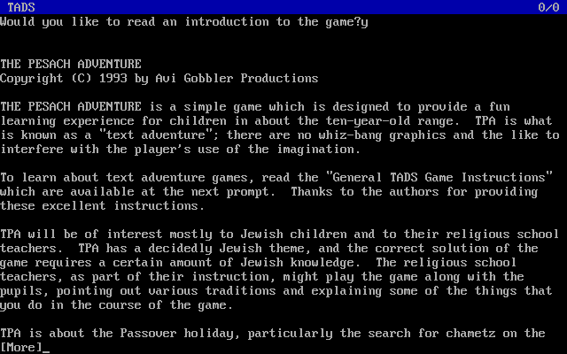 The Pesach Adventure