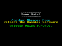 Snow Joke!