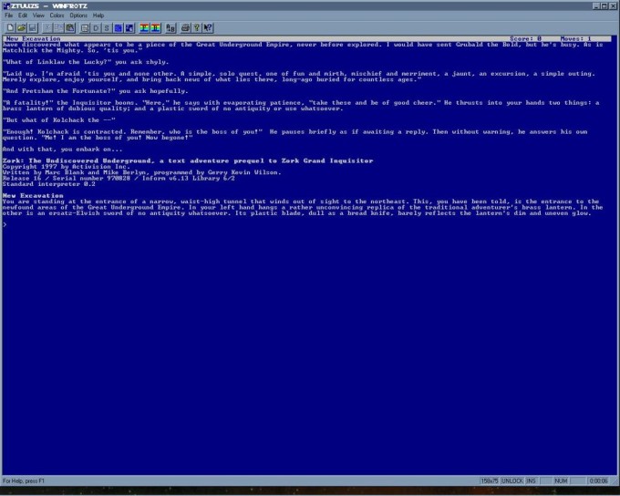 Zork: The Undiscovered Underground