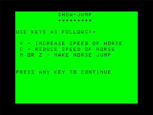 Show Jump