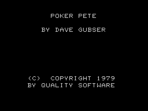 Poker Pete